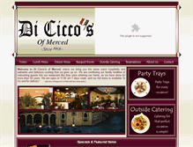Tablet Screenshot of diciccosmerced.com